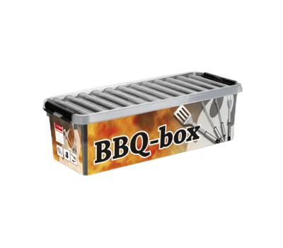 Sunware Q-line bbq box met inzet 9,5L metaal zwart