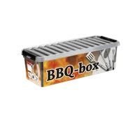 Sunware Q-line bbq box met inzet 9,5L metaal zwart Sunware Q-line bbq box met inzet 9,5L metaal zwart
