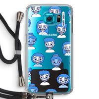 Gezichtjes: Samsung Galaxy S6 Transparant Hoesje met koord