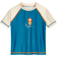 Playshoes zwemshirt korte mouw Jungle Petrol-122-128