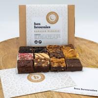 Ramadan Mubarak Mini's Box - 12 Brownies Per Post - Brievenbus Pakket - 12 smaken - Ramadan - Iftar Eten - Fijne Ramadan- Cadeau - Halal Brownies
