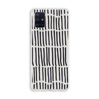 Moroccan stripes: Galaxy A51 4G Transparant Hoesje Moroccan stripes: Galaxy A51 4G Transparant Hoesje