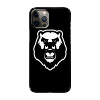 Angry Bear (black): Volledig geprint iPhone 12 Hoesje