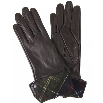 Handschoenen Lady Jane Chocolate/Groen
