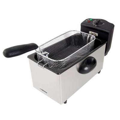 Esperanza FALAFEL Enkel 3 l Vrijstaand 2200 W Frituurpan Zwart, Wit