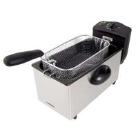 Esperanza FALAFEL Enkel 3 l Vrijstaand 2200 W Frituurpan Zwart, Wit