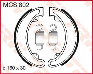 TRW Remschoenen, remblokken en voor de moto, MCS802