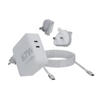 Xtorm GaN-Ultra Travel Charger 67W USB-C PD incl. Cable Oplader Wit