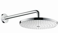 Hansgrohe Raindance Select S hoofddouche 300 2jet met douche-arm, wit/chroom