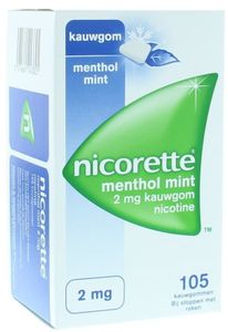 Kauwgom 2mg menthol mint