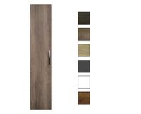 Sanicare kolomkast met chromen greep 33,5x160x32cm truffel - thumbnail