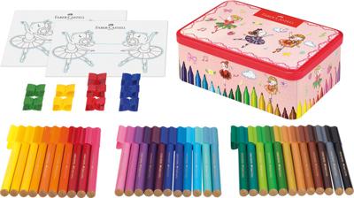 Faber Castell Viltstift Connector - 33 stuks in ballerina blik