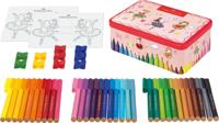 Faber Castell Viltstift Connector - 33 stuks in ballerina blik