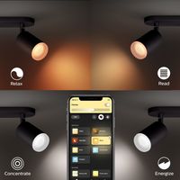 Philips Hue White and Color ambiance Fugato 3-lichts spotbalk - thumbnail