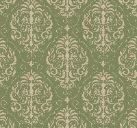 Klassiek woonkamer behang met bloemen