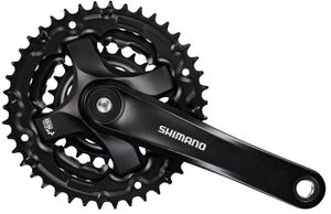 Shimano Crankstel 6/7/8 speed Tourney FC-TY501 met 170mm crankarm 48 x 38 x 28T zwart