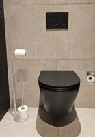 Toiletrolhouder Wiesbaden Alonzo | Vrijstaand | Met reserverolhouder | Messing | Chroom
