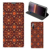 Sony Xperia L4 Hoesje met Magneet Batik Brown