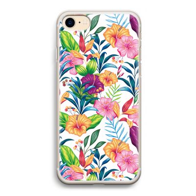 Tropisch 2: iPhone 7 Transparant Hoesje