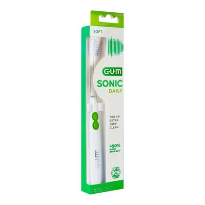 Gum Sonic Daily Batterij Tandenborstel Wit