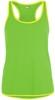 Starworld SW405 Ladies´ Contrast Sports Vest - Fluorescent Green/Fluorescent Yellow - L