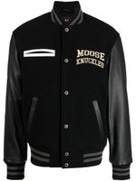 Moose Knuckles veste bomber à logo brodé - Gris - thumbnail