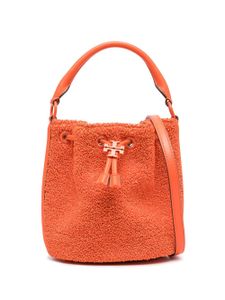 Tory Burch sac seau en peau lainée artificielle - Orange