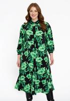 Yoek Jurk met hals FLORENCE | Zwart | Maat 42/44