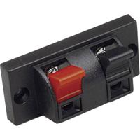 BKL Electronic 0205025 Luidsprekerconnector Bus, inbouw verticaal Aantal polen: 2 Zwart 1 stuk(s) - thumbnail