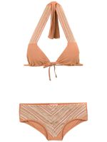 Amir Slama lace up bikini - Tons neutres - thumbnail