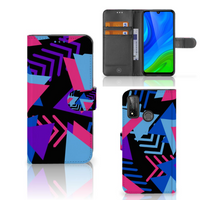 Huawei P Smart 2020 Book Case Funky Triangle - thumbnail