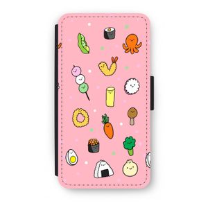 Happy bento friends: iPhone X Flip Hoesje