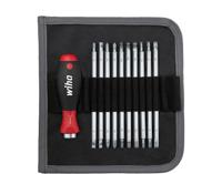 Wiha - Screwdriver With Interchangeable Blade Set System 6 281 T11 System 6 Set 11-tlg. Sf-telesc - thumbnail