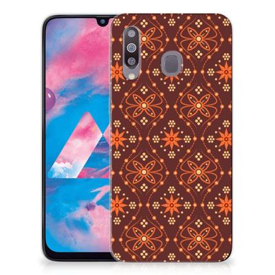 Samsung Galaxy M30 | TPU bumper | Batik Brown