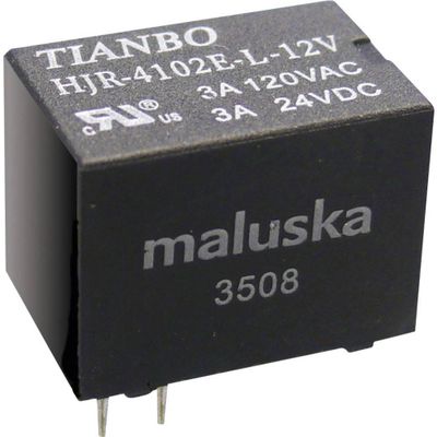 Tianbo Electronics HJR-4102-L-05VDC-S-Z Printrelais 5 V/DC 5 A 1x wisselcontact 1 stuk(s)