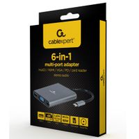 Cablexpert Gmb Usb-c Multi-port 6-in-1 Cablexpert Gmb Usb-c Multi-port 6-in-1