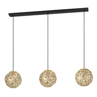 Stars of Light Gouden hanglampSkoura eetkamer - 3-lichts - 39757