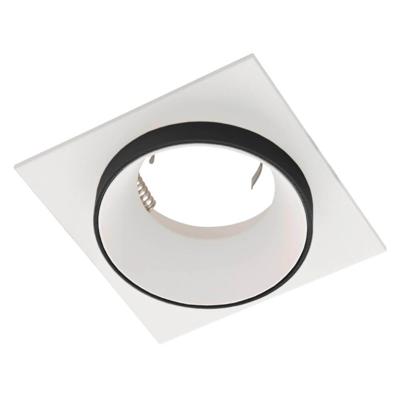 Eglo Witte inbouwspotCarosso met zwarte ring - 900455