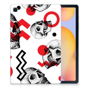 Tablet BackCover Samsung Galaxy Tab S6 Lite | S6 Lite (2022) Skull Red