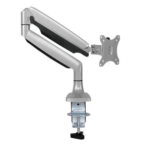 LogiLink BP0042 Monitor-tafelbeugel 1-voudig 33,0 cm (13) - 81,3 cm (32) Zilver In hoogte verstelbaar, Kantelbaar, Zwenkbaar, Draaibaar