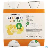 Resource 2.0 Fibre Vanille 4x200ml