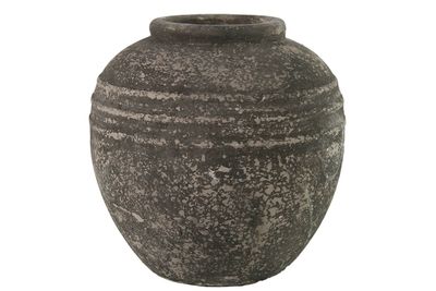 Flowerpot Germain M dark grey