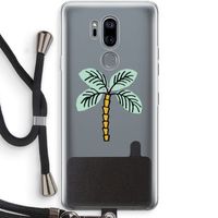 Palmboom: LG G7 Thinq Transparant Hoesje met koord