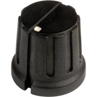SCI PN-38D (6.4mm) PN-38D (6.4mm) Draaiknop Met wijzer Zwart (Ø x h) 15.5 mm x 14.2 mm 1 stuk(s) - thumbnail