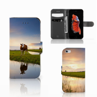 Apple iPhone 6 | 6s | Telefoonhoesje | Met pasjeshouder | Koe