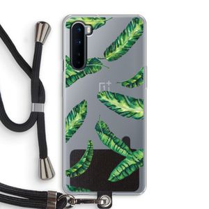 Lange bladeren: OnePlus Nord Transparant Hoesje met koord