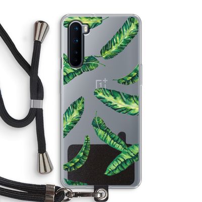 Lange bladeren: OnePlus Nord Transparant Hoesje met koord
