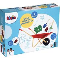 Metalen kruiwagen - KLEIN - 7669 - Met 3 gereedschappen en 1 paar handschoenen - Vanaf 3 jaar