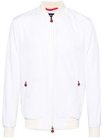 Kiton veste bomber à fermeture zippée - Blanc