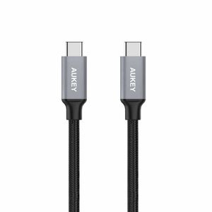 AUKEY CB-CD5 USB-kabel 1 m USB 2.0 USB C Zwart, Grijs